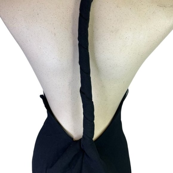 Torn by Ronny Kobo Women's Rachel Dress Size XS Halter Neck Braided Back - Picture 10 of 13